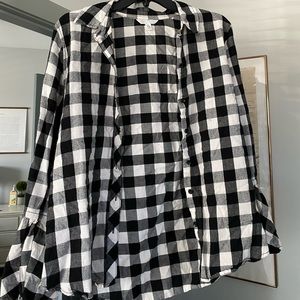Fashion flannel - flare sleeves